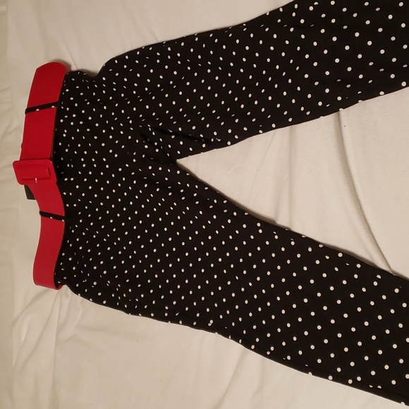 Torrid poke dot ponte leggings - Picture 1 of 6